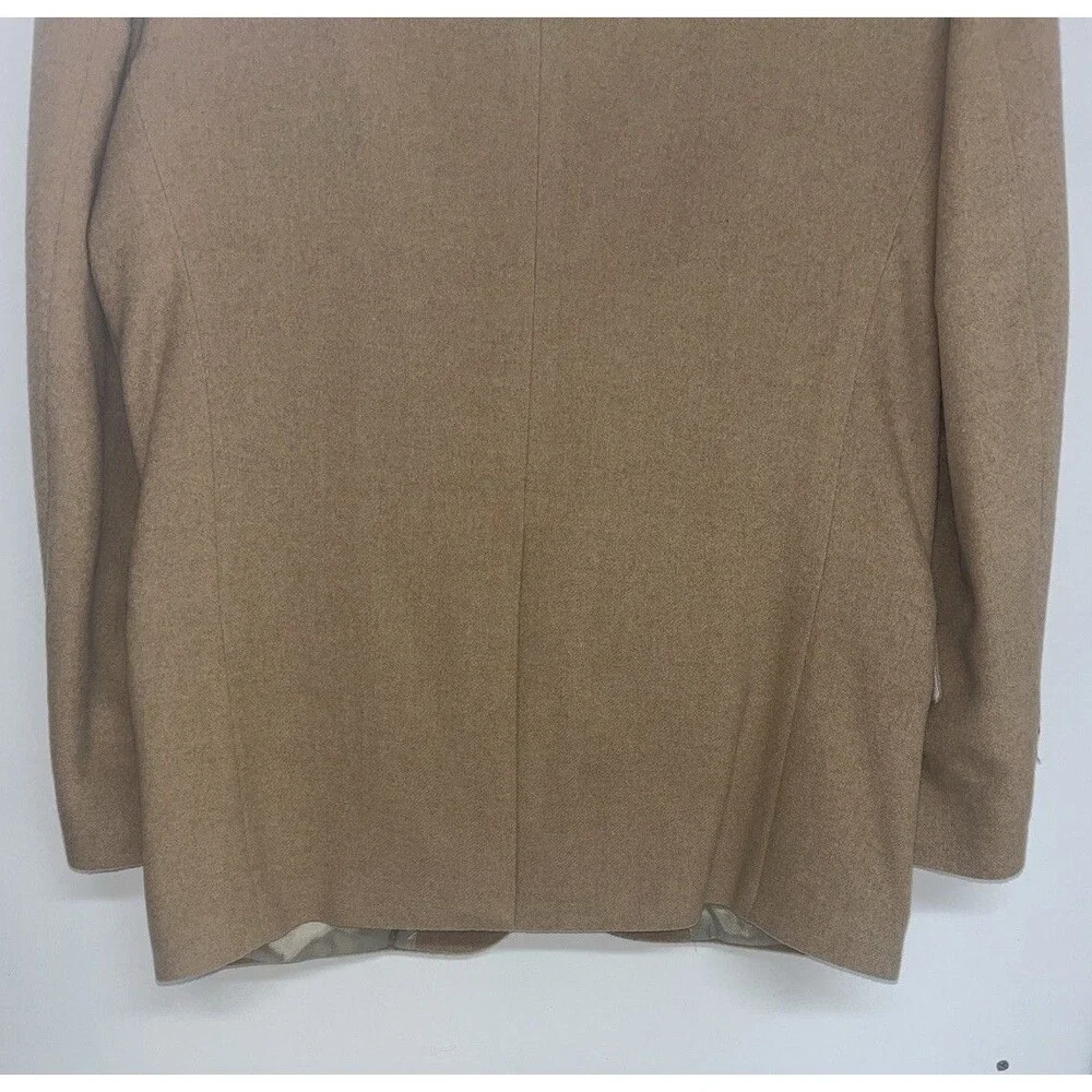 Club Room Mens 100% Camel Hair Blazer 42R Sport Coat Old Money Tan Quiet Luxury